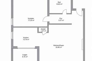 Modern. Energieeffizient. Besonders. - Neubau-Mietwohnung mit Einbauküche und Loggia – Die vollständige Adresse der Immobilie erhältst du vom Anbieter., 33659 Senne, Bielefeld – Vorschaubild 14