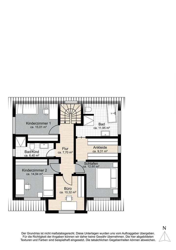 Grundriss Obergeschoss