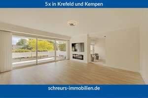 Stilvolle, exklusive 2-3 Zimmer-Wohnung mit EBK, Sonnenterrasse, Pool & Sauna in Krefeld-Bockum