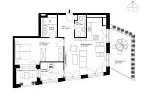 AIGNER - Stilvolle 2,5-Zimmer-Wohnung mit Terrasse und Loggia – Die vollständige Adresse der Immobilie erhältst du vom Anbieter., 81543 Siebenbrunn, München – Vorschaubild 5