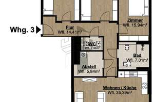 Exklusives Wohnen mit Weitblick - 4-Zi. Wohnung mit ca. 117 m² – Die vollständige Adresse der Immobilie erhältst du vom Anbieter., 49808 Lingen (Ems) – Vorschaubild 8