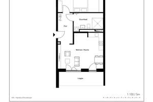 Exklusive 2-Zimmerwohnung mit Terrasse