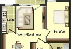 Ab sofort frei! 2-Zimmer-Wohnung in Düsseldorf Lierenfeld – 40231 Eller, Düsseldorf – Vorschaubild 3