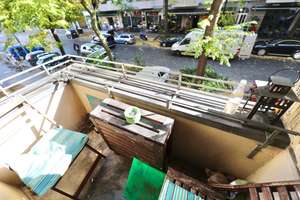 HOHE DECKEN, STUCK, HOLZDIELEN & BALKON – ZENTRALE LAGE MIT KIEZ-ATMOSPHÄRE - ZUR ZEIT VERMIETET – Niederbarnimstr. 2 vv, 10247 Friedrichshain, Berlin – Vorschaubild 5