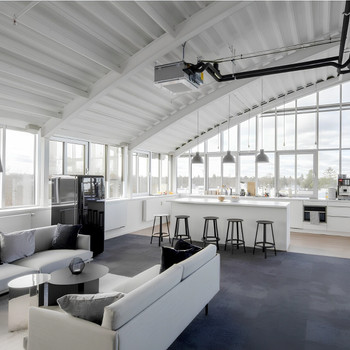 STOCK - helle Flächen | modern | begrünter Innenhof