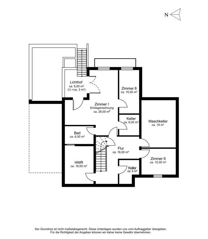 Grundriss Kellergeschoss
