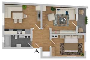Gemütliche 2 ZKB mit Balkon und Einbauküche – Ortlerstraße 74, 86163 Hochzoll-Süd, Augsburg – Vorschaubild 36