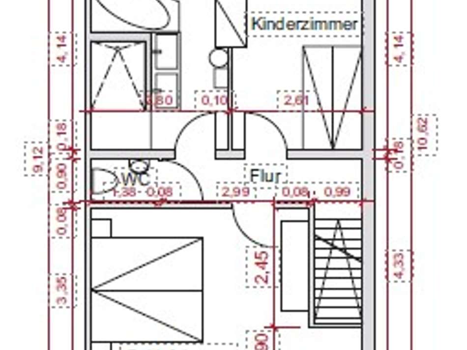 Grundriss 1.Obergeschoss