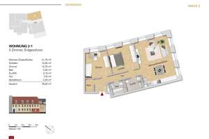 ***Tolle 3 Zi.-Wohnung im EG mit 2 Bädern, WE 2-1*** – Pfinztalstr. 2, 76227 Durlach, Karlsruhe – Vorschaubild 1