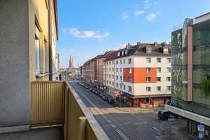 TOP-Lage! Helle 3-Zi-Wohnung in zentraler Lage von Nürnberg mit 2 Balkonen.