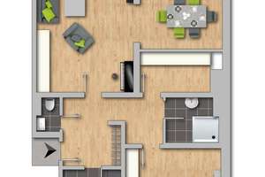 Wohnung "Seestern93" | Toller Grundriss in begehrter Lage von Unterbach – Die vollständige Adresse der Immobilie erhältst du vom Anbieter., 40627 Unterbach, Düsseldorf – Vorschaubild 17