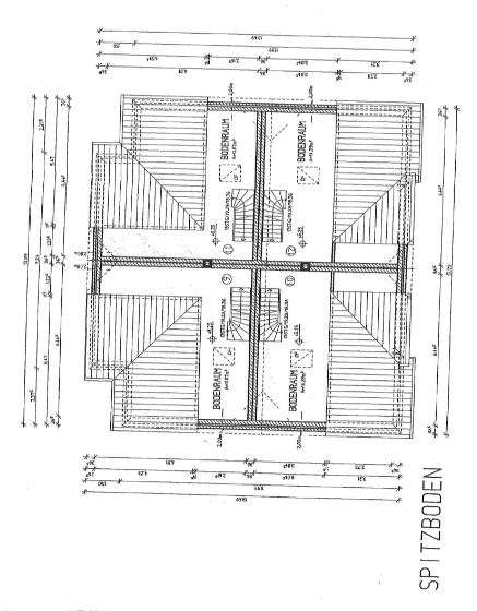 Grundriss Spitzboden
