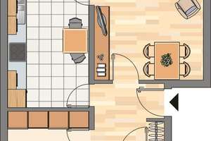 Demnächst frei! 2-Zimmer-Wohnung in Dortmund Aplerbeck – 44269 Schüren, Dortmund – Vorschaubild 1