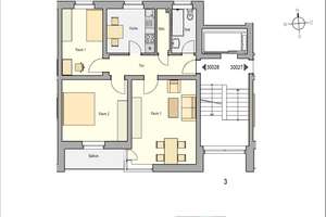 3,5-Zimmer-Wohnung in Huttrop! – Klingemannstr. 3, 45138 Huttrop, Essen – Vorschaubild 3