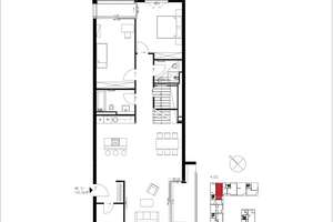 Hafen 1 - Wohntraum mit großer Dachterrasse | Blick auf den Kanal | 2 Bäder | Aufzug | Stellplatz – Hafenstraße 1D, 4179 Schönau, Leipzig – Vorschaubild 2
