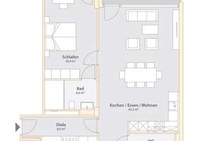 QVIII - 2 ZIMMERWOHNUNG IM SCHWABINGER TOR! – Die vollständige Adresse der Immobilie erhältst du vom Anbieter., 80804 Münchner Freiheit, München – Vorschaubild 6
