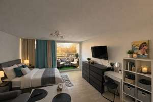 1-Zimmer-Wohnung mit Balkon & Pool in München - attraktive Kapitalanlage – Kurt-Eisner-Straße 41, 81737 Neuperlach, München – Vorschaubild 1