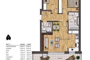 Herrliche 2,5 Zimmer Wohnung mit Terrasse in München Perlach  – Die vollständige Adresse der Immobilie erhältst du vom Anbieter., 81737 Altperlach, München – Vorschaubild 2