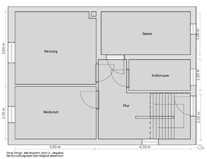 Grundriss Kellergeschoss