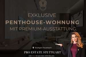 Exklusive Penthouse-Wohnung mit Premium-Austattung – Die vollständige Adresse der Immobilie erhältst du vom Anbieter., 70469 Bahnhof Feuerbach, Stuttgart – Vorschaubild 1
