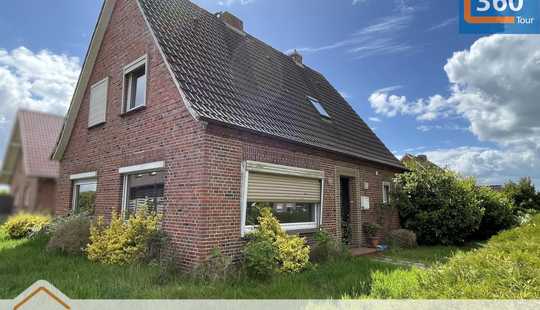 Bild von Einfamilienhaus mit Garage in Weener-Holthusen