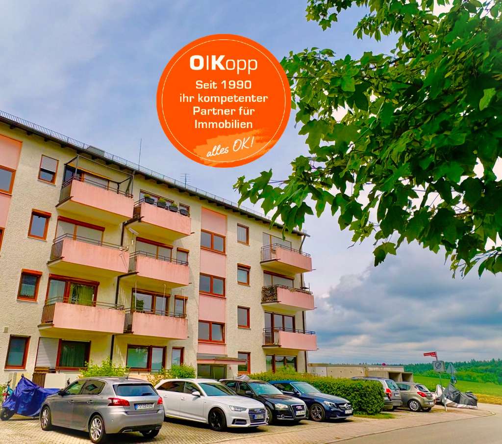 OK!   Großzügige 2 Zimmer Wohnung mit Balkonen sucht neuen Eigentümer...!