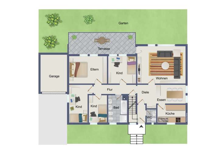 Grundriss Ergeschoss