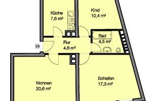 Wohnen neben der Burg - lichtdurchflutete Dachgeschosswohnung – Untere Söldnersgasse 1, 90403 Altstadt, St. Sebald, Nürnberg – Vorschaubild 15