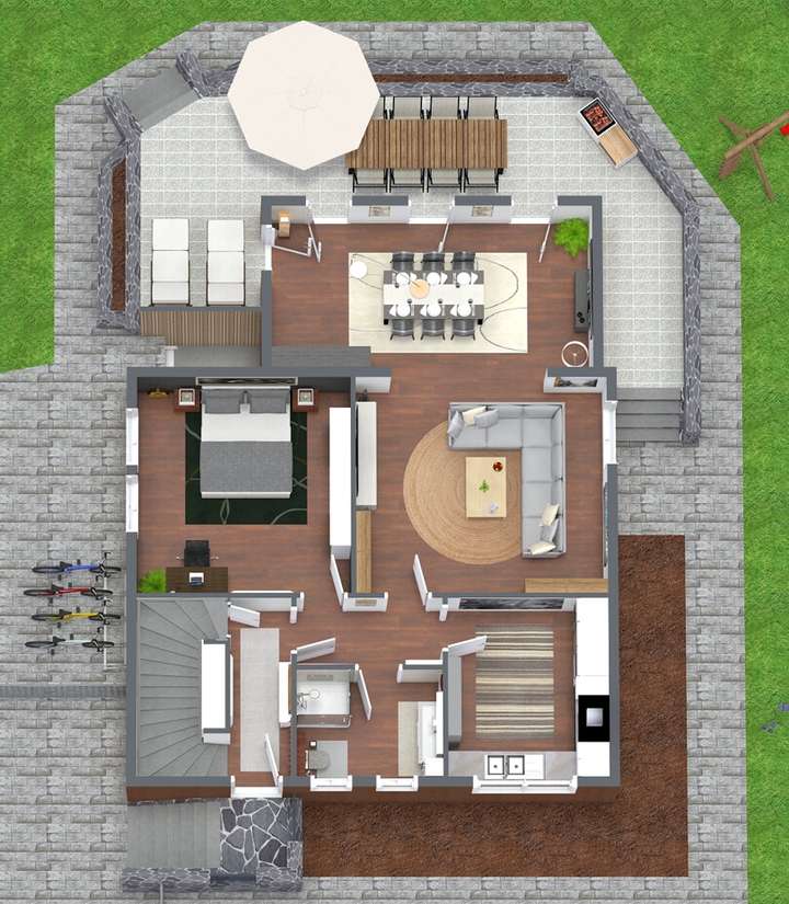 Erdgeschoss NICHT MAßSTABSGETR