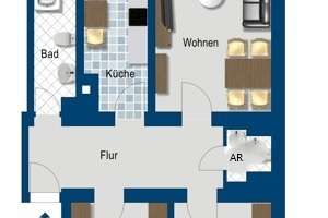 Sanierte 3 Zimmerwohnung sucht Sie! – Falkensteinplatz 3, 1309 Gruna, Dresden – Vorschaubild 2