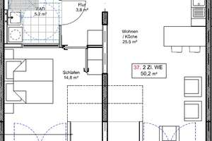 Helle Dachgeschosswohnung - mit Einbauküche + Balkon – Schelpsheide 19a, 33613 Schildesche, Bielefeld – Vorschaubild 5
