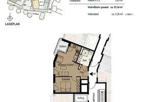 NEUBAU / ERSTBEZUG - Wohnen im Orplid! Moderne  2- Zimmer Wohnung mit Loggia zu vermieten – Truderinger Str. 88a, 81673 Josephsburg, München – Vorschaubild 7