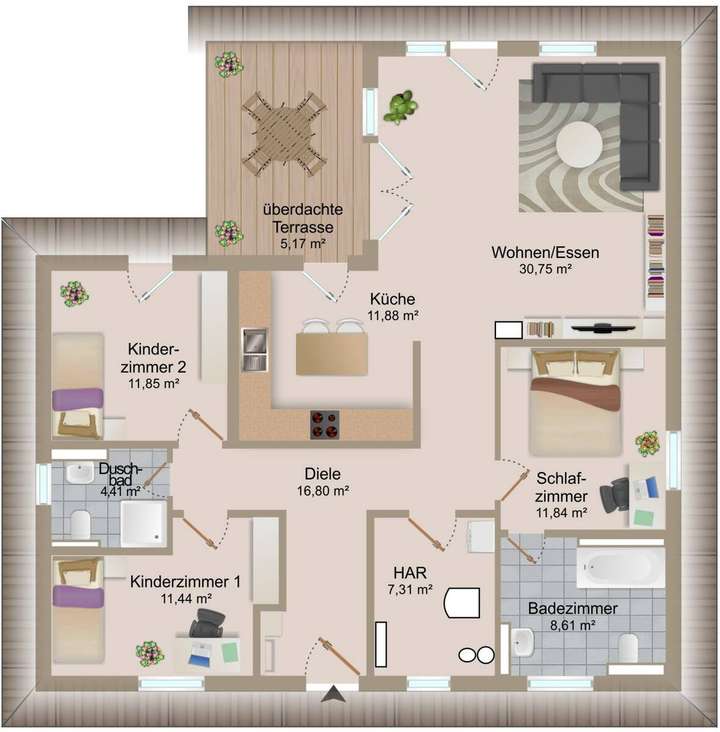 Grundriss Erdgeschoss