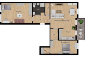 Komplett modernisierte Wohnung mit Aufzug in Riehl! – Die vollständige Adresse der Immobilie erhältst du vom Anbieter., 50735 Riehl, Köln – Vorschaubild 6