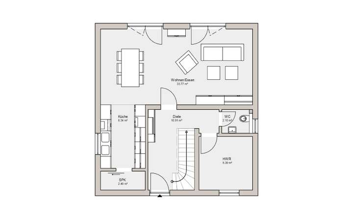 Grundriss Erdgeschoss