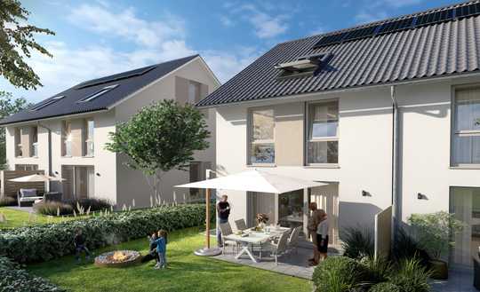 Tür an Tür mit der Natur - Attraktive 5- bis 6-Zimmer-Doppelhaushälfte  in Beuren
