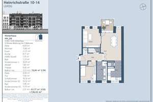 QNG Plus: Großzügige Maisonette mit zwei Balkonen und attraktiven Steuervorteilen – 4317 Reudnitz-Thonberg, Leipzig – Vorschaubild 4