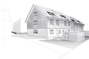 Neubau - Exklusive SCHLÜSSELFERTIGE Doppelhaushälften in Holzbauweise - provisionsfrei – Laisackerweg 4-6, 79244 Breisgau-Hochschwarzwald (Kreis) – Vorschaubild 2