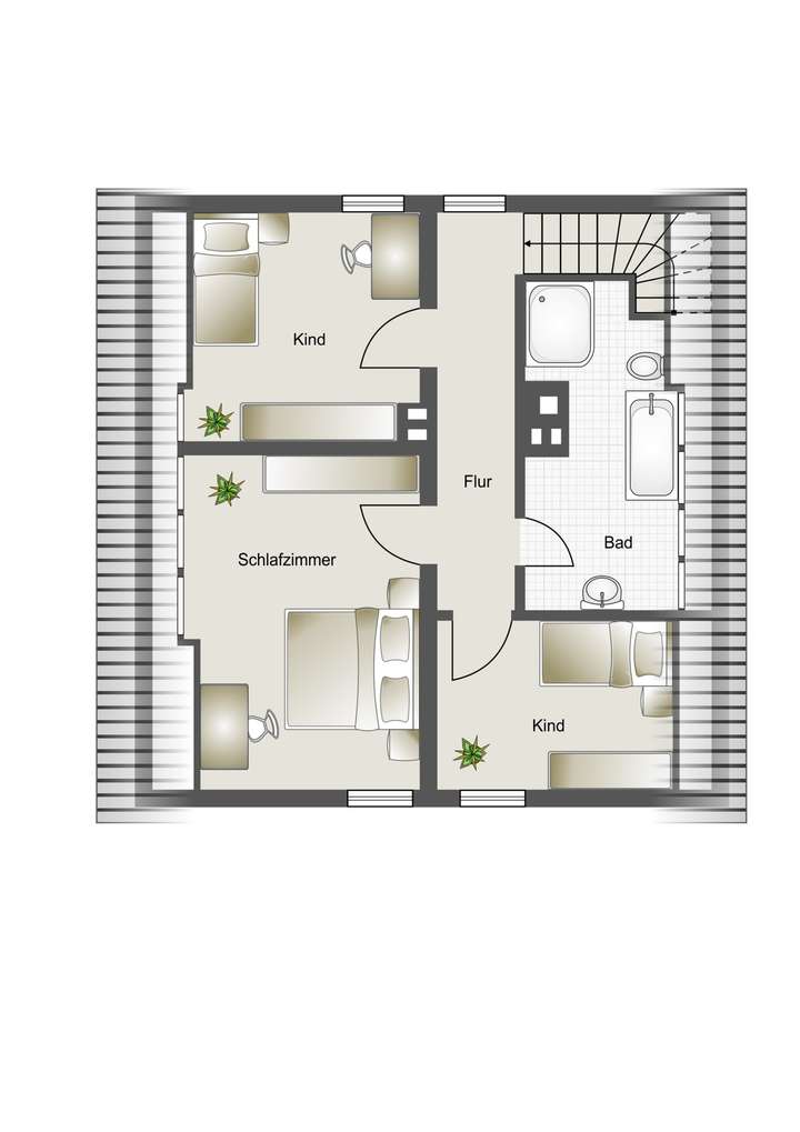 Bestand Dachgeschoss