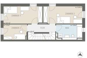 Bauteil 6 – Endhaus RH 05 – „Modernes KfW-Effizienzhaus in Endhauslage“  – Die vollständige Adresse der Immobilie erhältst du vom Anbieter., 67346 Ost, Speyer – Vorschaubild 4