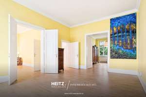 Exklusive 3-Zimmer-Altbauwohnung mit privatem Garten im Westend-Süd