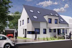 Stadthaus, Effizienzklasse A+, KfW 40 mit PV Anlage, Fußbodenheizung und Wärmepumpe, mit Grundstück! – 40627 Vennhausen, Düsseldorf – Vorschaubild 2
