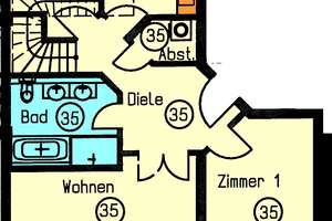 "Großzügige Maisonette am Gutenbergplatz – Licht, Raum und Balkon auf zwei Ebenen" – Gutenbergplatz 3, 4103 Zentrum-Südost, Leipzig – Vorschaubild 10