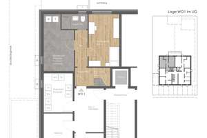WHG 01: Neubauwohnung im Erdgeschoss links mit großen Garten (ca. 245 qm) und Terrasse – Fährstr. 22, 51371 Hitdorf, Leverkusen – Vorschaubild 4