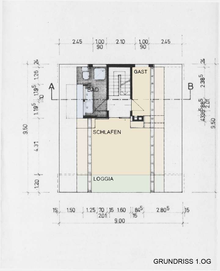 Grundriss 1. OG