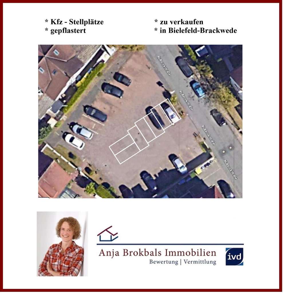 #Brackwede #Parkplätze zu verkaufen #Bielefeld, Kulbrockstraße - für Käufer provisionsfrei
