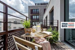 Willkommen am Puls der Hansestadt: Vollmöbliertes 2-Zimmer-Apartment mit EBK, BALKON, ALL-IN-MIET... – Schultzweg 7, 20097 Hammerbrook, Hamburg – Vorschaubild 4