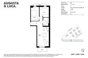 Perfekt für kleine Familien: Praktische 3-Zimmer-Wohnung mit zwei Terrassen – Kurt-Viermetz-Straße 3a, 86150 Bahnhofs-, Bismarckviertel, Augsburg – Vorschaubild 13