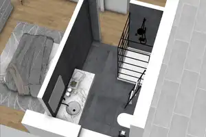 Erstbezug mit Balkon und EBK: Stilvolle 3-Zimmer-Wohnung mit gehobener Innenausstattung in Paderborn – Lülingsberg 8, 33100 Paderborn (Kreis) – Vorschaubild 7
