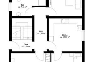 Charmante Erdgeschosswohnung mit Garten – Koksche Straße 64, 49080 Wüste, Osnabrück – Vorschaubild 2